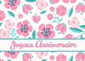 Fleurs d&eacute;licates pour un anniversaire &eacute;clatant